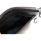 Loewe Wallet Men Leather Bronze Copper Pouch with Coin