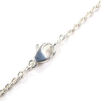 Louis Vuitton Pendant Lockit Chain Necklace Silver Weight — view 6
