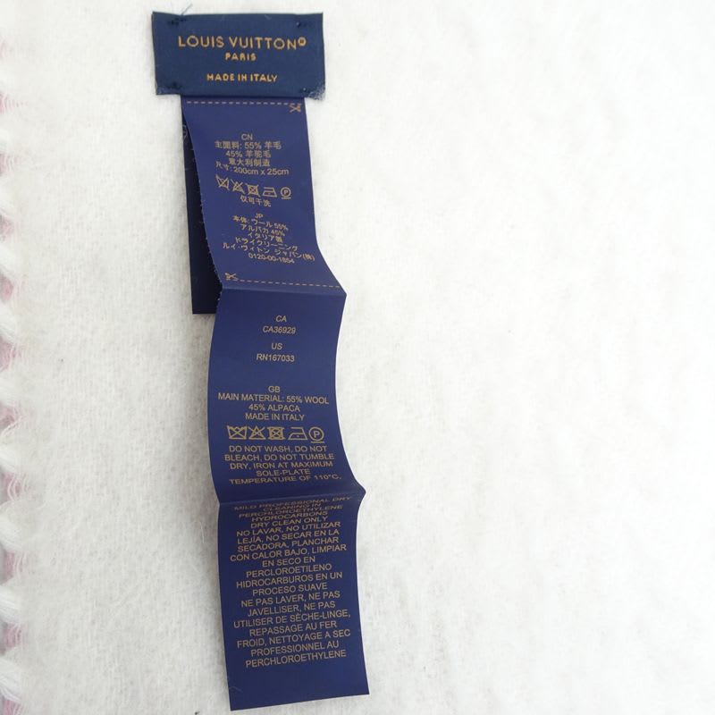 Louis Vuitton Muffler Fluffy Gram Scarf — view 5