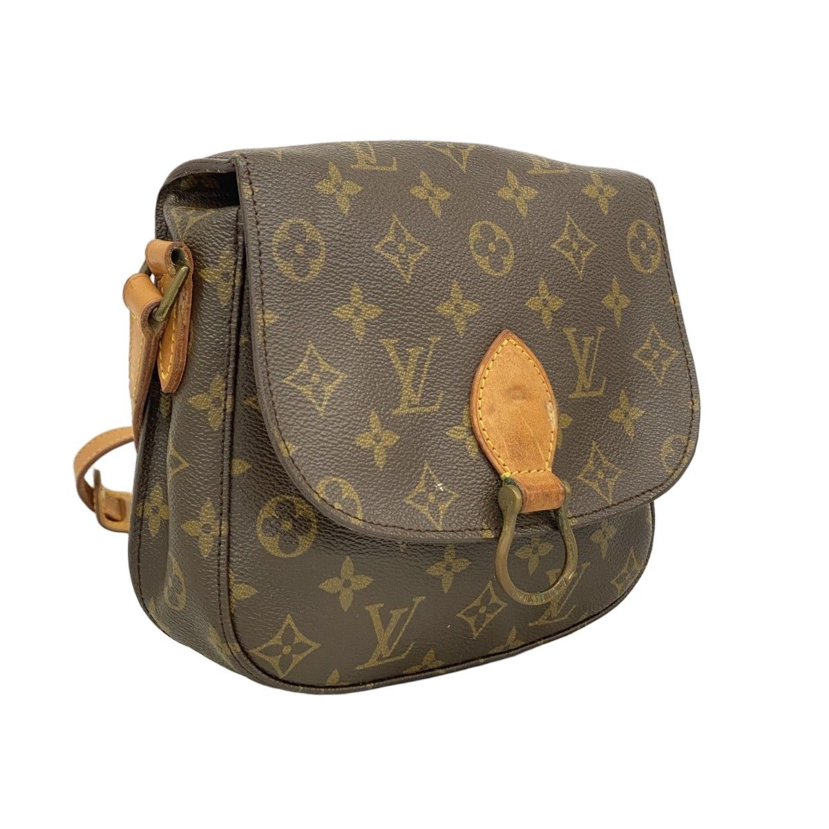 Louis Vuitton Shoulder Bag Monogram Mini Saint Cloud Brown — view 2