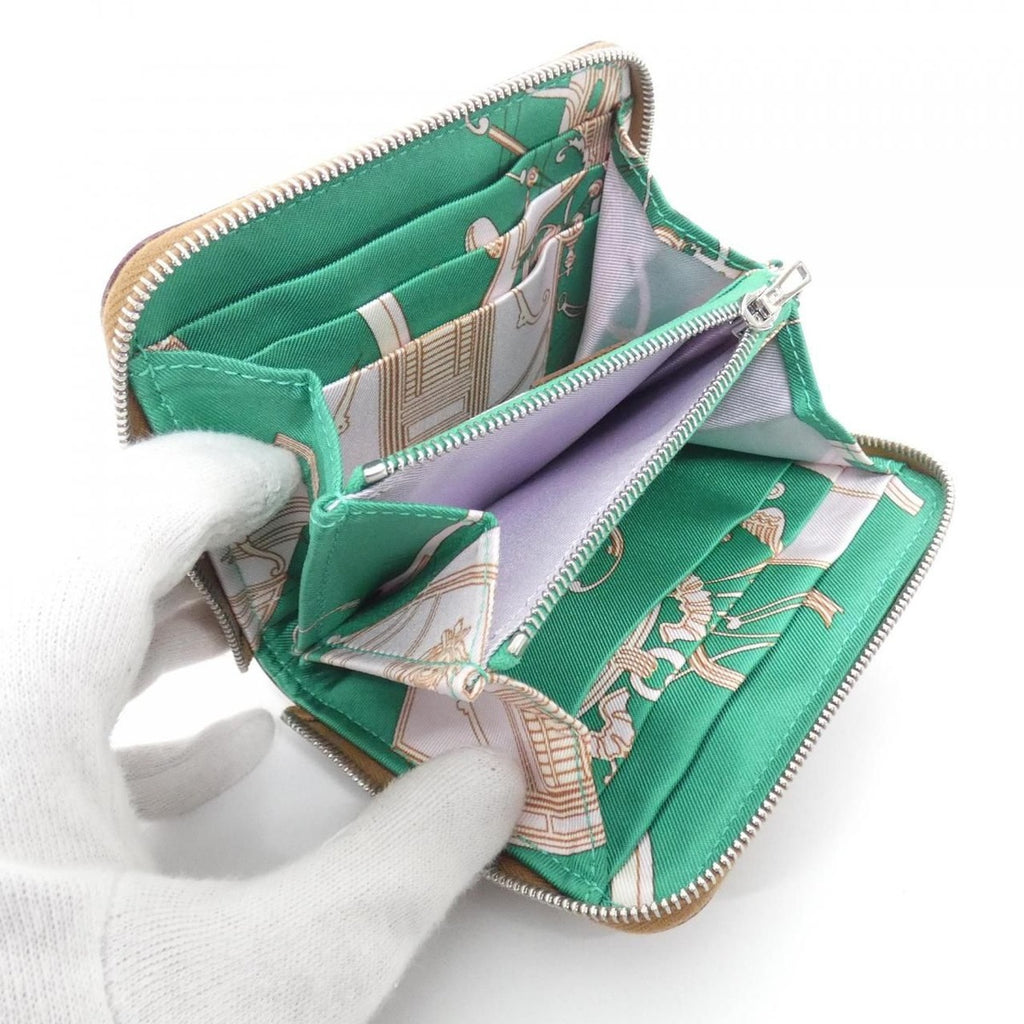Hermes Ex Libris Silk in Compact Wallet — view 5