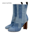 Louis Vuitton Silhouette Line Boots Short Ankle Shoes Denim