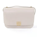 Loewe Goya Medium Togo Store Anagram Leather Shoulder Bag Gold Hardware Storage