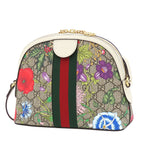 Gucci Ophidia Beige Flora GG Canvas Small Shoulder Bag Floral — view 2