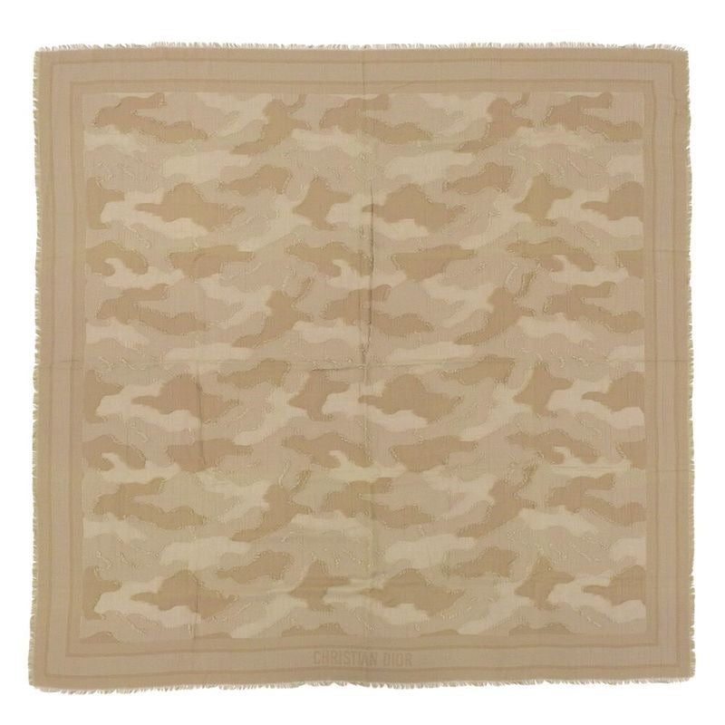 Christian Dior Item 2020 100% Cotton Logo Embroidery Shawl Long Scarf