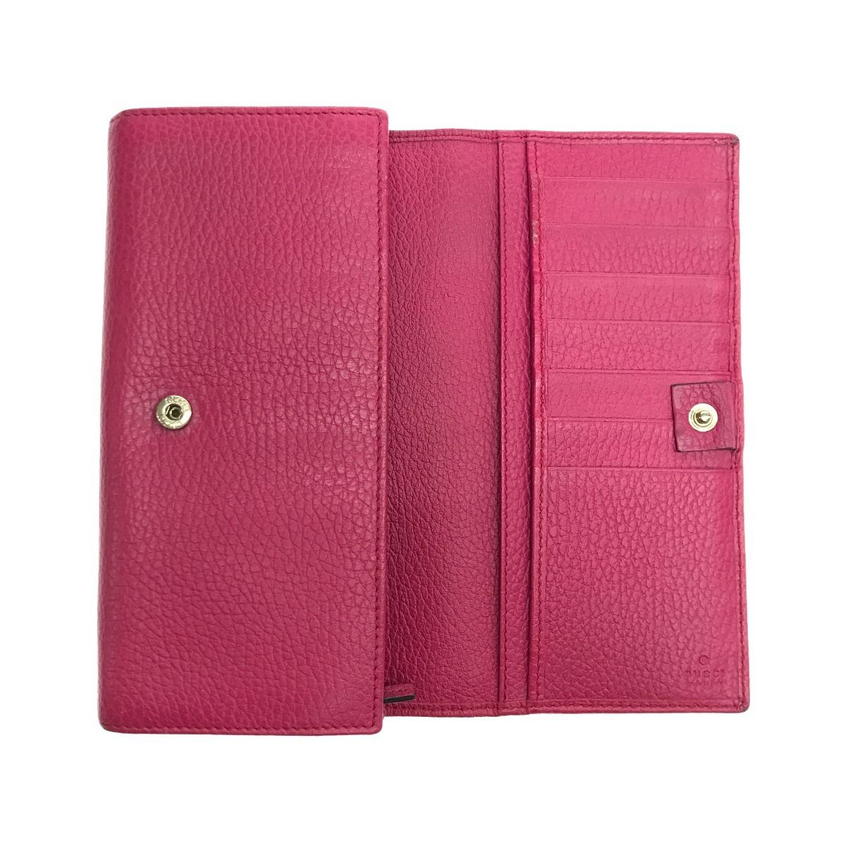 Gucci Long Wallet Shocking Pink — view 7