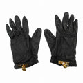 Hermes Leather Gloves Kelly Cadena 7 Black Gold