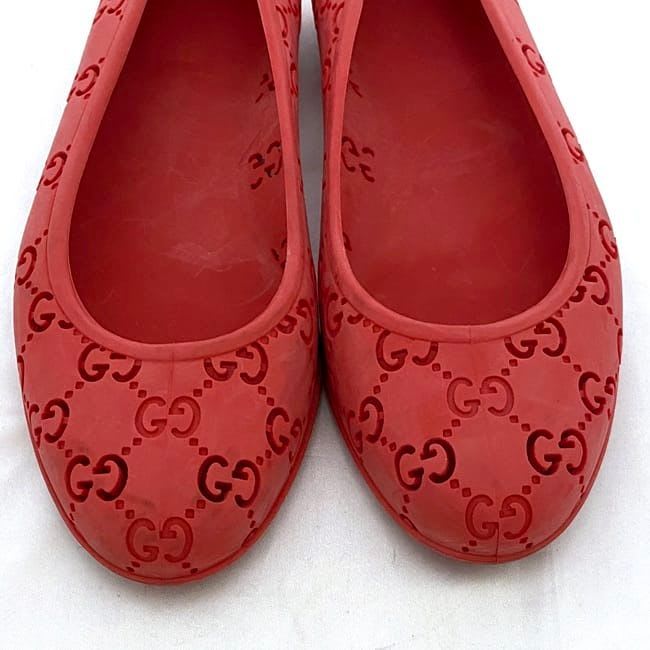 Gucci Shoes Red Orange Cima — view 4