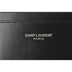 Saint Laurent Card Case Business Holder YSL Logo Studs — view 2