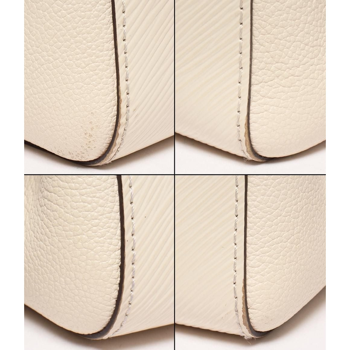 Louis Vuitton 2-Way Shoulder Bag Crossbody Epi Marelle Tote BB White — view 5
