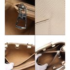 Louis Vuitton 2-Way Shoulder Bag Crossbody Epi Marelle Tote BB White — view 7