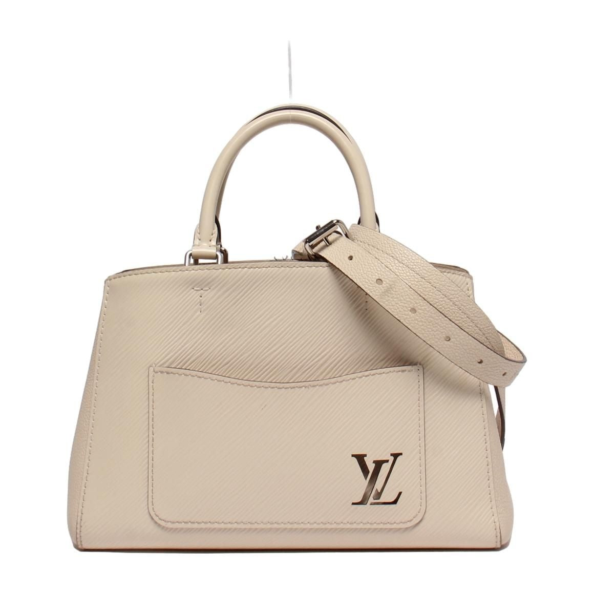 Louis Vuitton 2-Way Shoulder Bag Crossbody Epi Marelle Tote BB White