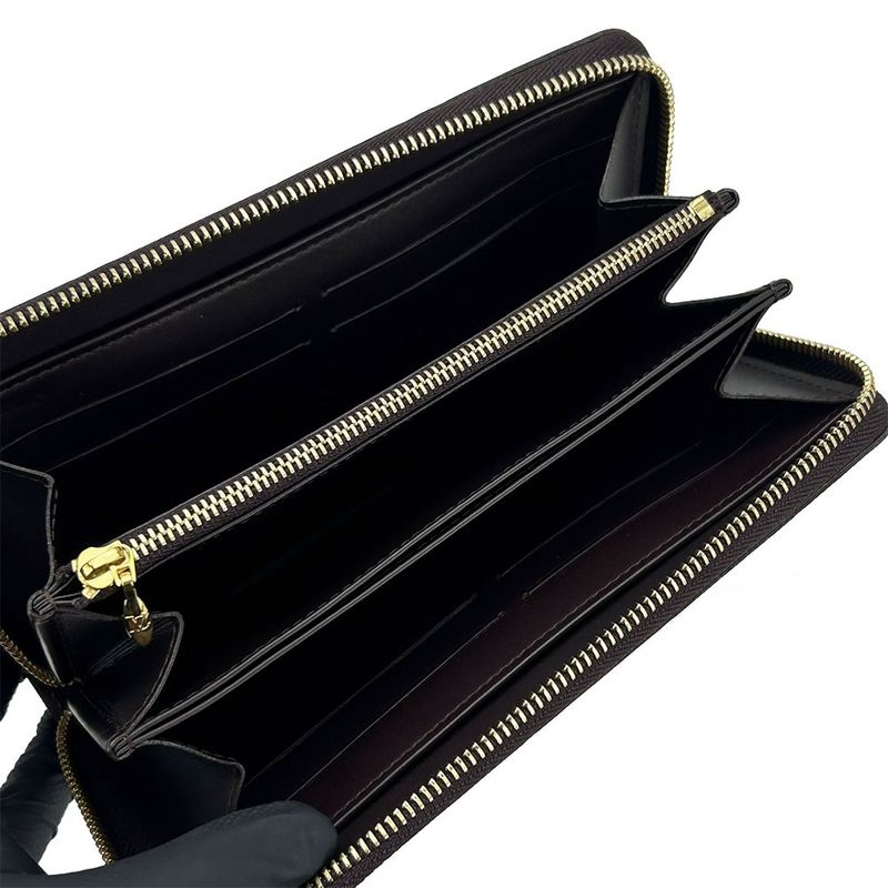 Louis Vuitton Round Zipper Long Wallet Zippy Monogram Vernis — view 2
