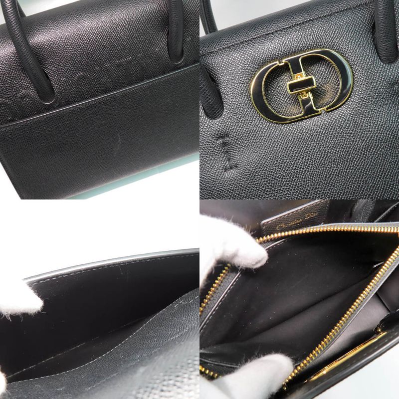 Dior 30 Montigne Saint Treno Small M9321 Umba Black Handbag — view 8