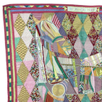 Hermes Carre Geant 140 Large Shawl Patchwork Horse Cashmere — view 2