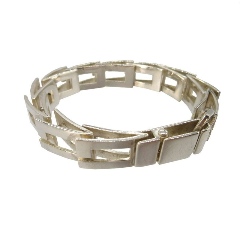 Gucci G Logo Link Bracelet 925 Silver 0411