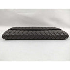 Bottega Veneta Wallet Intrecciato Brown Leather Hook Bifold — view 2