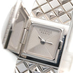 Hermes Watch Medall Mini Silver 18K White Gold — view 4