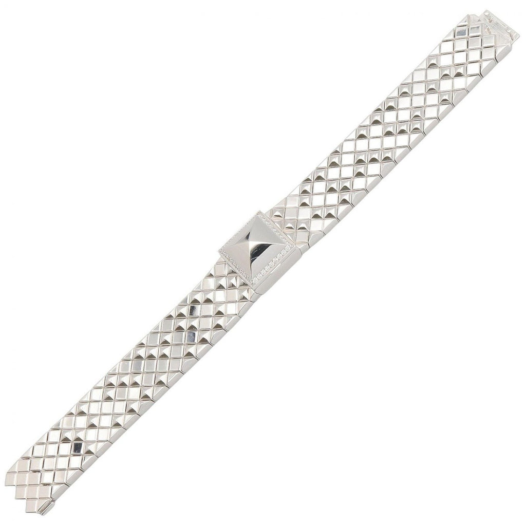 Hermes Watch Medall Mini Silver 18K White Gold — view 5