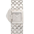 Hermes Watch Medall Mini Silver 18K White Gold