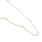 Tiffany & Co Necklace by the Yard 18k Yellow Gold Pearl — view 2