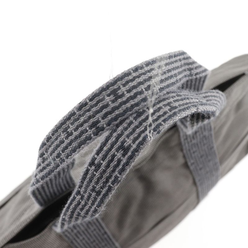 Hermes Her Line Herbag Tote GM Nylon Canvas Gray Bag — view 6