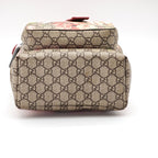 Gucci Backpack Diaper Bag Floral Pattern Cherry Blossom Beige Pink Multicolor