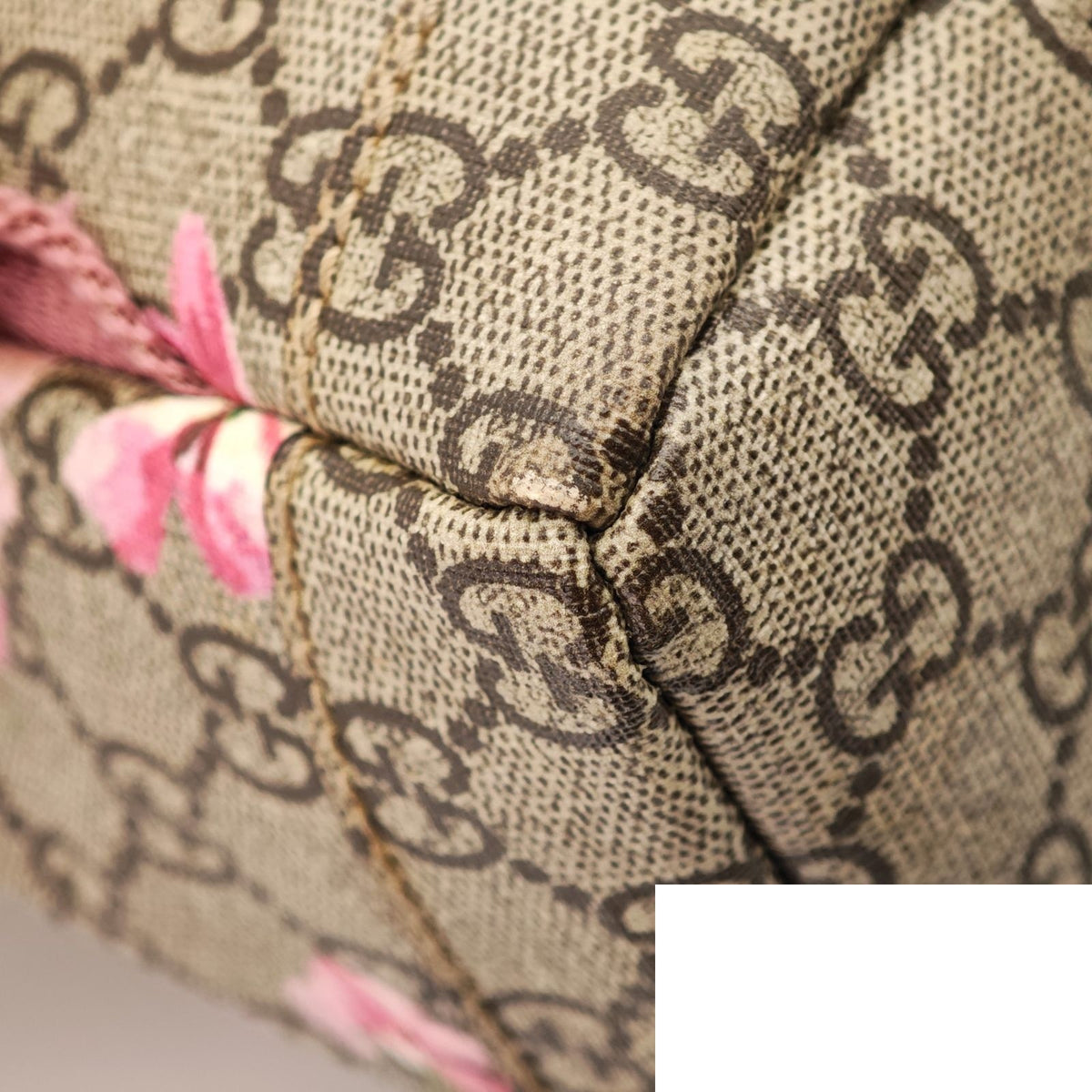 Gucci Backpack Diaper Bag Floral Pattern Cherry Blossom Beige Pink Multicolor