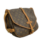 Louis Vuitton Shoulder Bag Monogram Saumur 30 Brown — view 2