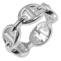 Hermes Chaine D'ancre Anchene PM Silver 925 Size 8 5.4 g Ring