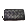 Bottega Veneta Intrecciato Leather Zip Around Wallet
