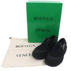 Bottega Veneta Trek Meri Jane Canvas Leather Shoes Loafers Black 42 — view 2