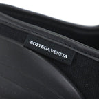 Bottega Veneta Trek Meri Jane Canvas Leather Shoes Loafers Black 42 — view 8