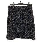 Chanel Tweed Coco Mark Size 38 Black Pink Hardware Wool — view 2