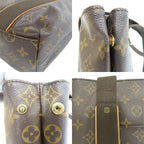 Louis Vuitton Tote Bag Cabas Bobol Monogram Brown Casual A4 Compartment — view 4