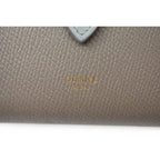 Celine Wallet Bifold Mini Strap Bicolor Gray Blue — view 4