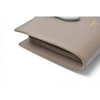 Celine Wallet Bifold Mini Strap Bicolor Gray Blue — view 6