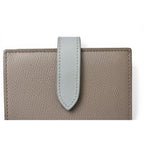 Celine Wallet Bifold Mini Strap Bicolor Gray Blue — view 7