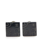 Chanel Camellia Square Black Metal