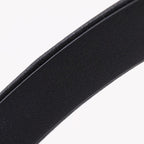 Chanel Headband Coco Mark Chain Lambskin Black Silver — view 9