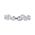 Hermes Chaine D'ancre Silver Bracelet