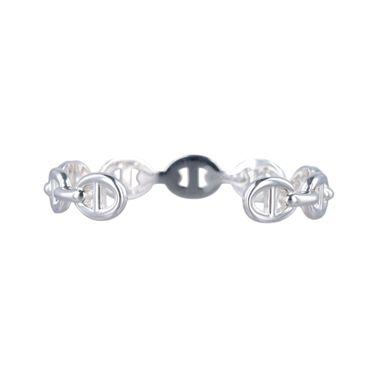 Hermes Chaine D'ancre Silver Bracelet — view 2