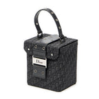 Dior Street Chic Mini Vanity Case Black Trotter Pattern Canvas — view 2