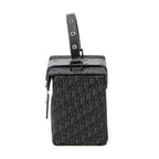 Dior Street Chic Mini Vanity Case Black Trotter Pattern Canvas — view 3