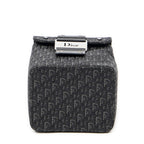 Dior Street Chic Mini Vanity Case Black Trotter Pattern Canvas — view 6