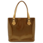 Louis Vuitton Monogram Vernis Houston Tote Shoulder Bag Enamel Blanc