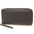 Louis Vuitton Monogram Black Zippy Wallet Long