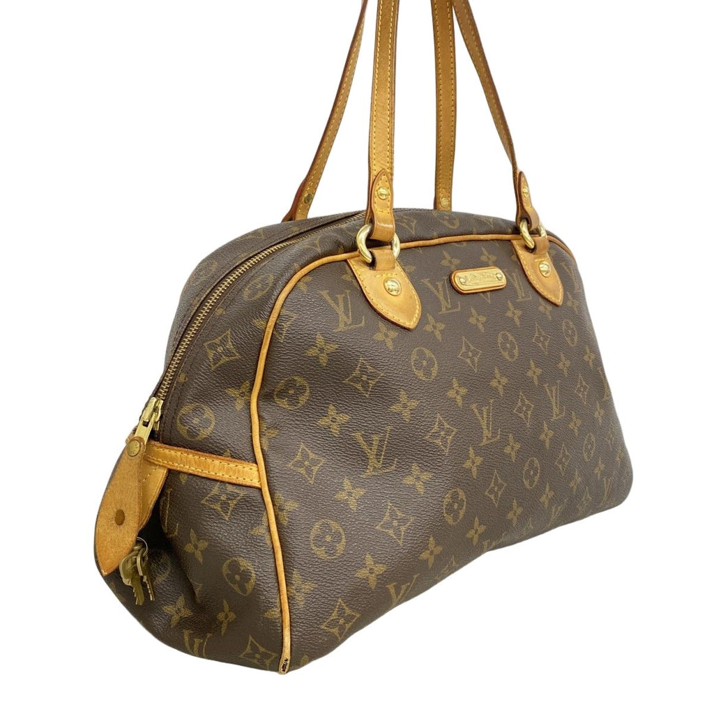 Louis Vuitton Handbag Monogram Montorgueil GM Brown — view 2