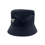 Prada Re-Nylon Black Hat Silver — view 2