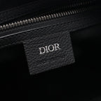 Dior Handbag Weekender 25 Maxi Oblique Black Canvas Leather — view 4